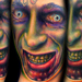 Tattoos - Scary zombie Face - 25188